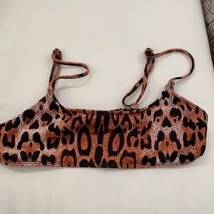 Leopard Bikini Top